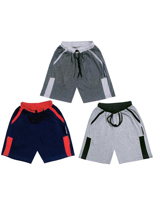 pack of 3 solids shorts - 19853357 - Very Small Image - 1
