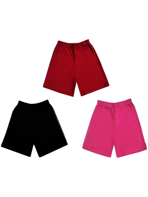 pack of 3 solids shorts - 19853364 - Very Small Image - 1