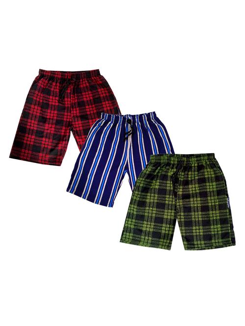 pack of 3 multi colored printed short - 19853424 - Very Small Image - 1