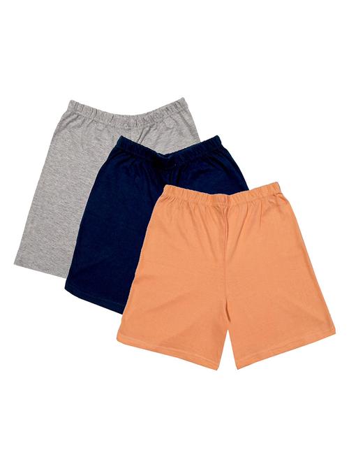 pack of 3 solid regular shorts - 19853577 - Very Small Image - 1