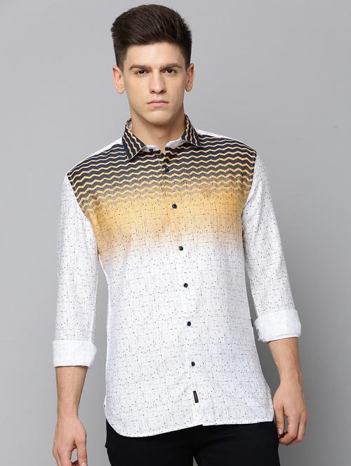 Mens Printed Casual Shirt - 19855976 - Very Small Image - 1