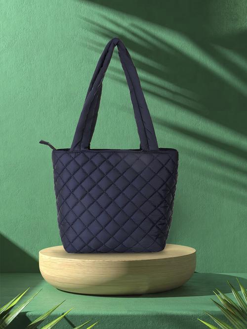 black polyester handbag - 19856173 - Very Small Image - 1