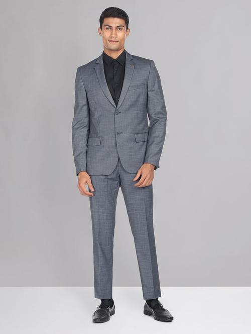 grey terry rayon single breasted suit - 19856297 - Very Small Image - 1