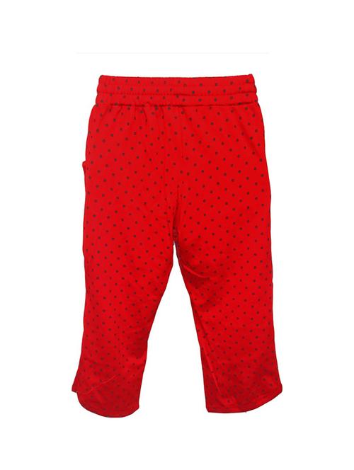 red printed cotton three fourth - 19856428 - Very Small Image - 1