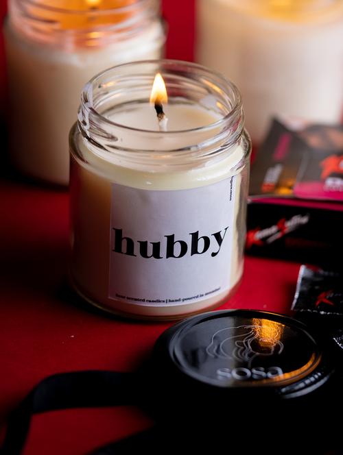 scented candle gift set for hubby | birthday, anniversary gift for husband - 19856668 - Very Small Image - 1