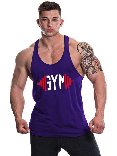 dark blue cotton blend vest - 19858412 - Very Small Image - 1