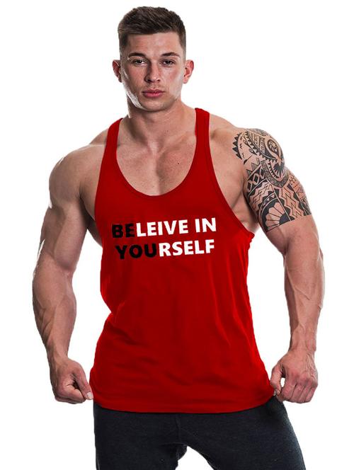 red cotton blend vest - 19858779 - Very Small Image - 1