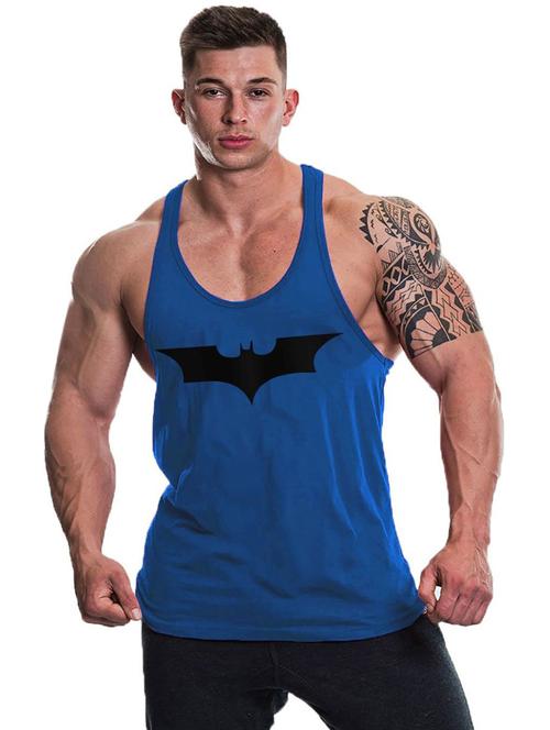 dark blue cotton blend vest - 19858825 - Very Small Image - 1