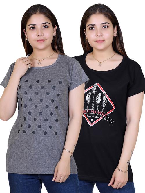 women's t-shirt combo - 19859852 - Very Small Image - 1