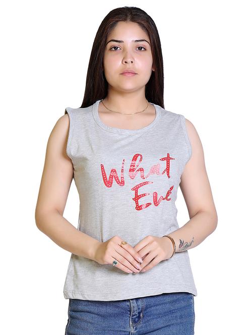 women's front print round neck t-shirt - 19859966 - Very Small Image - 1