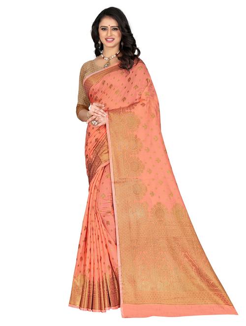 self design banarasi saree - 19861275 - Very Small Image - 1