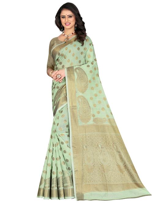 women's banarasi saree with blouse - 19861806 - Very Small Image - 1