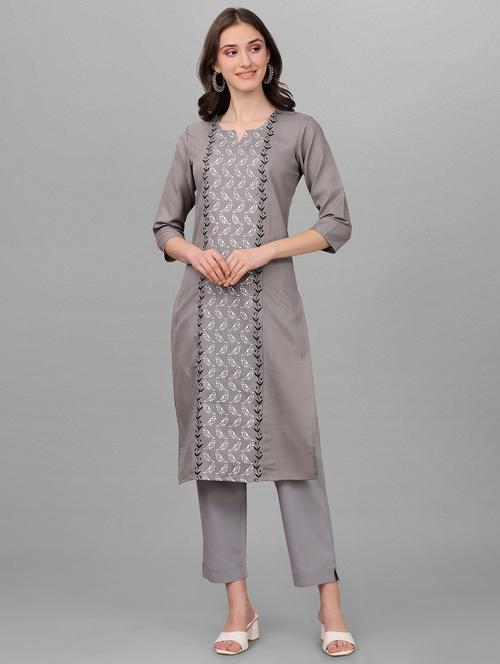 women's straight kurta - 19864119 - Very Small Image - 1