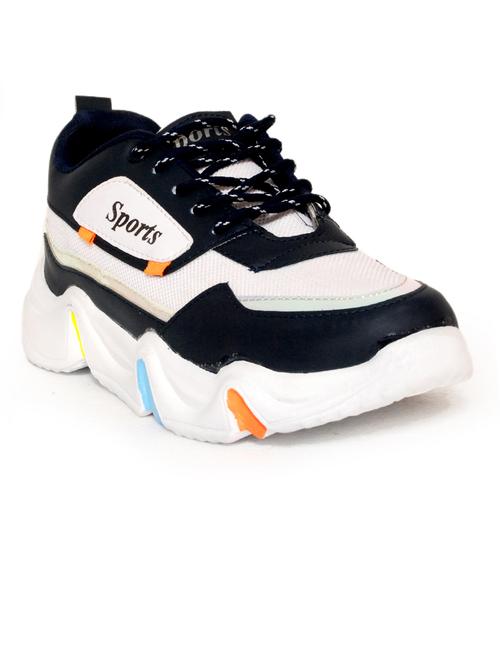color blocked lace-up sneakers - 19865215 - Very Small Image - 1
