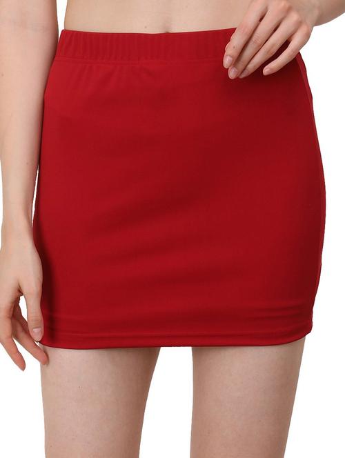 solid mini pencil skirt - 19865609 - Very Small Image - 1