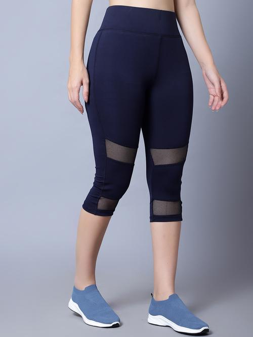 solids mid rise capri leggings - 19865793 - Very Small Image - 1