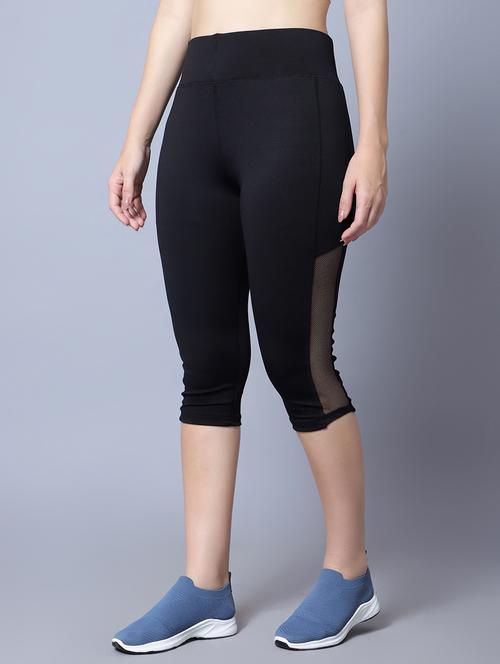 solids mid rise capri leggings - 19865794 - Very Small Image - 1