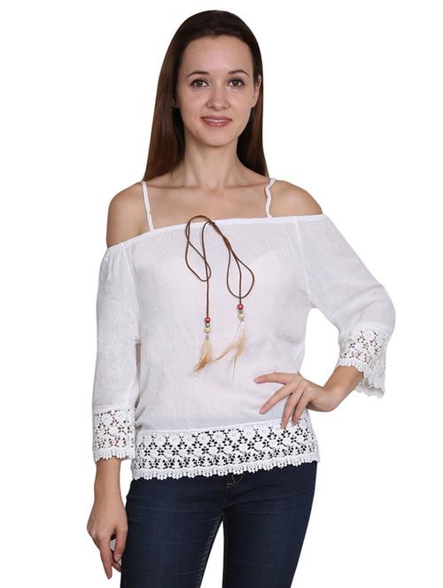 women's straight shoulder strap top - 19867144 - Very Small Image - 1