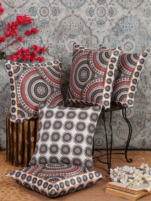 alina decor dual side digital printed set of 5 16x16 inch cushion covers - 19868351 - Very Small Image - 1