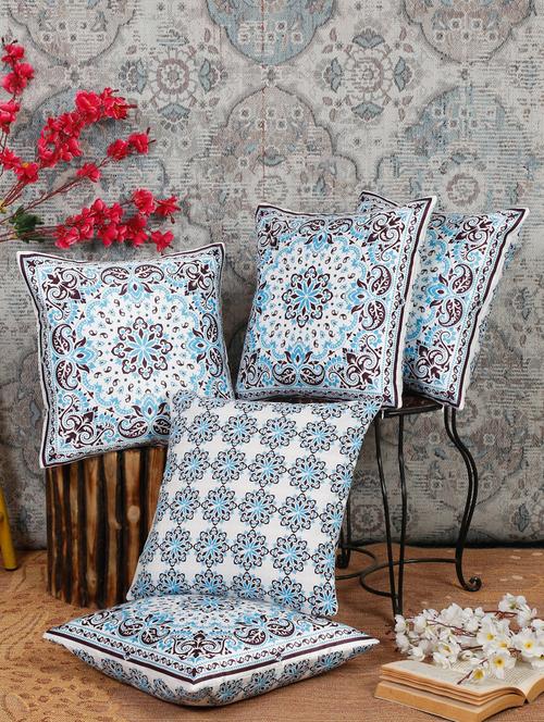 alina decor dual side digital printed set of 5 16x16 inch cushion covers - 19868363 - Very Small Image - 1