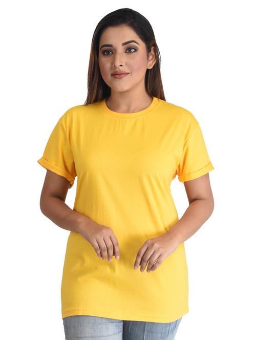 women's plain round neck t-shirt - 19869094 - Very Small Image - 1