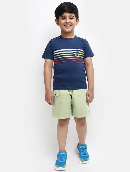boys printed t-shirt with shorts set  - 19872696 - Very Small Image - 1