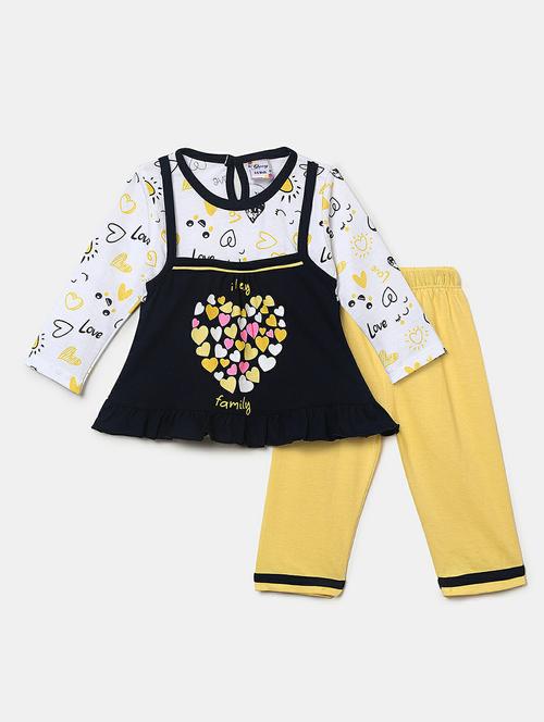 girls printed full length set - 19873032 - Very Small Image - 1