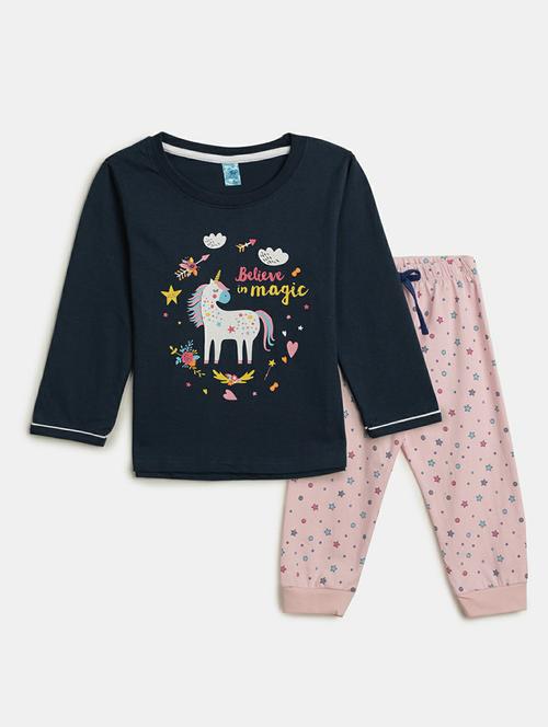 girls printed full length set - 19873039 - Very Small Image - 1