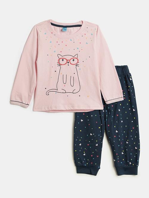 girls printed full length set - 19873042 - Very Small Image - 1