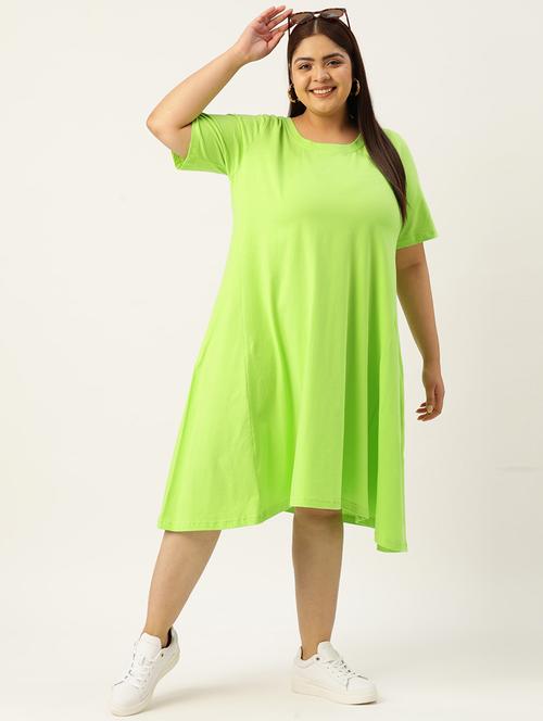 women's  solid dress - 19875740 - Very Small Image - 1