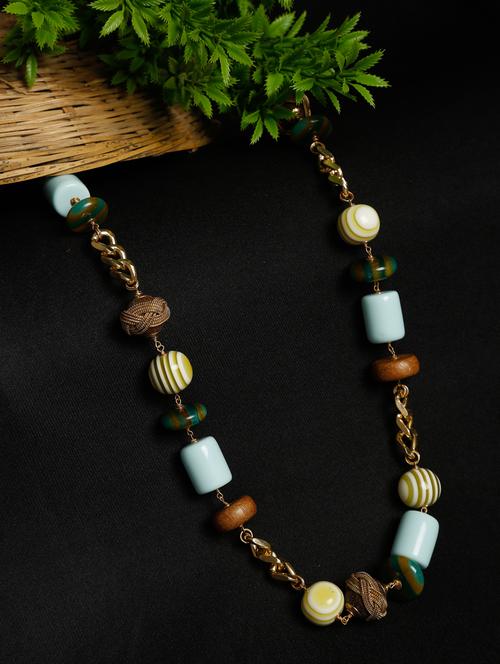 multi colored metal long necklace - 19876474 - Very Small Image - 1