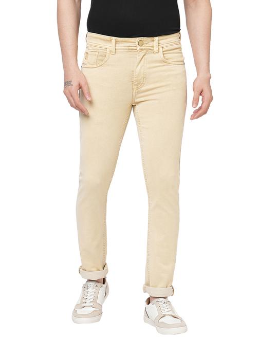 men's mid rise solid jeans - 19877675 - Very Small Image - 1