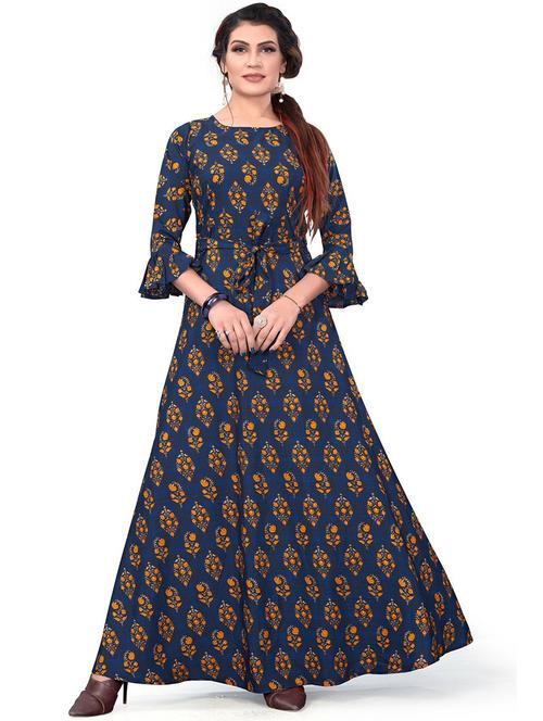 women's fit & flare floral dress - 19882045 - Very Small Image - 1