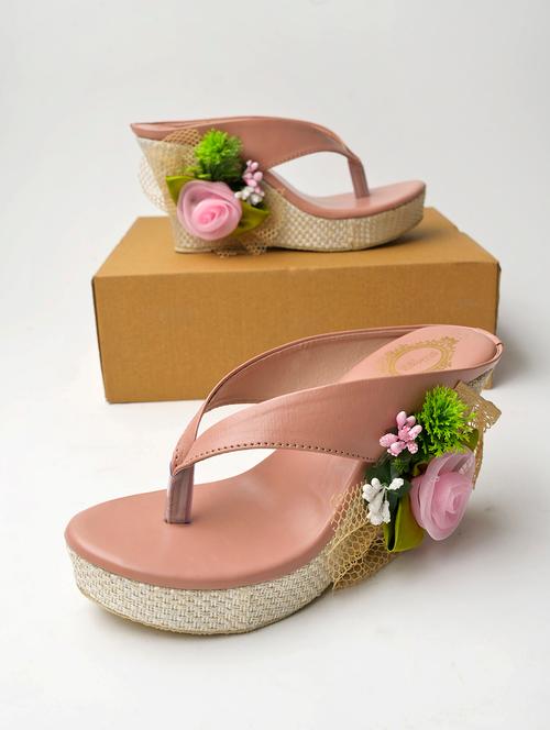 pink t-strap wedge - 19883291 - Very Small Image - 1