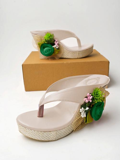 white t-strap wedge - 19883292 - Very Small Image - 1