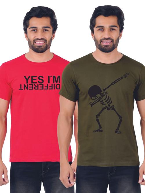 men pack of 2 round neck t-shirt - 19885482 - Very Small Image - 1