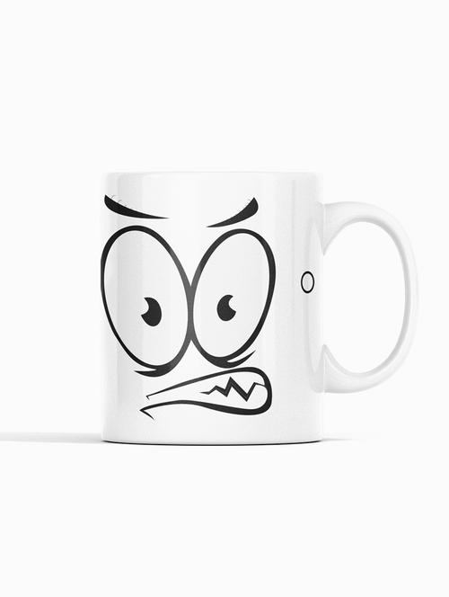 angry big eyes emoji t-shirt - emoji printed coffee mugs for emoji lovers - 19890617 - Very Small Image - 1