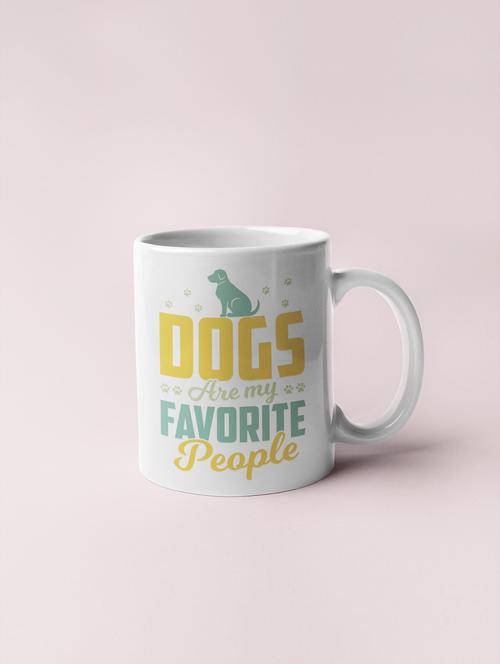 dogs are favorite people -printed coffee mugs for pet lovers - 19890730 - Very Small Image - 1
