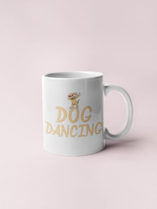 dog dancing -printed coffee mugs for pet lovers - 19890775 - Very Small Image - 1