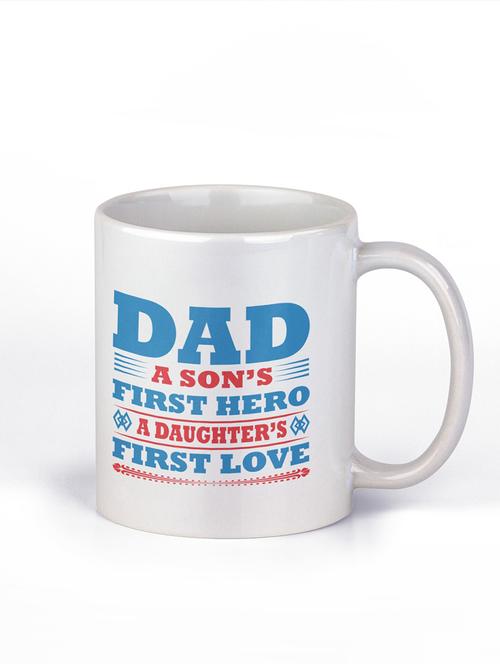 dad son's first hero doughter's first love - printed coffee mugs for family - 19891045 - Very Small Image - 1