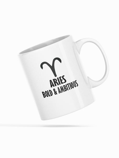 aries, bold and ambitious - zodiac sign printed coffee mugs - 19891199 - Very Small Image - 1