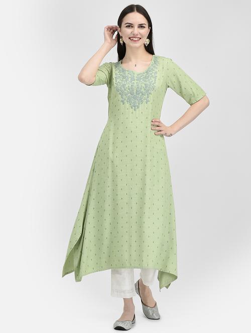 women's asymmetric kurta - 19891692 - Very Small Image - 1