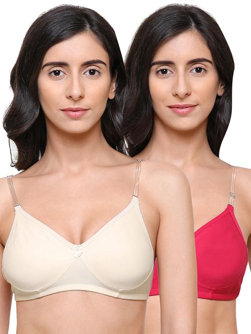 pack of 2 solid backless bra - 19892039 - Very Small Image - 1