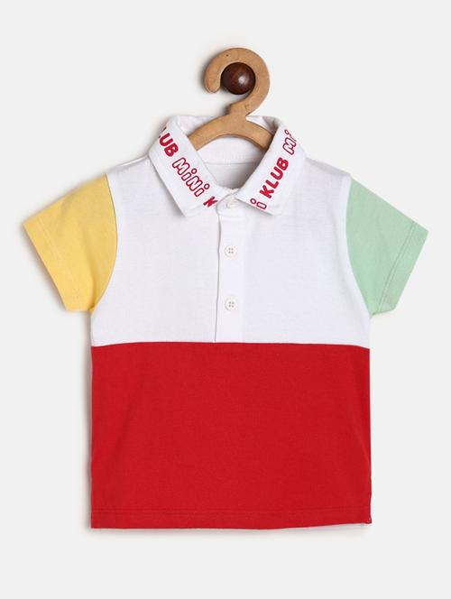 boys printed cotton polo t-shirt - 19895201 - Very Small Image - 1