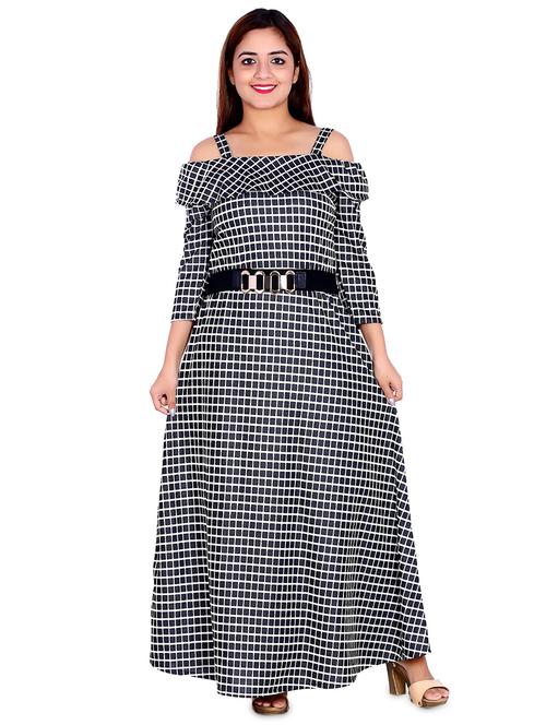 women's ruffle paisley dress - 19899836 - Very Small Image - 1