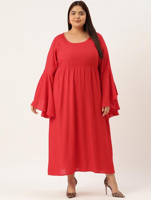 women's  solid dress - 19902789 - Very Small Image - 1