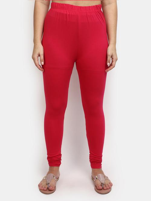 v-mart solid women's leggings - 19902959 - Very Small Image - 1