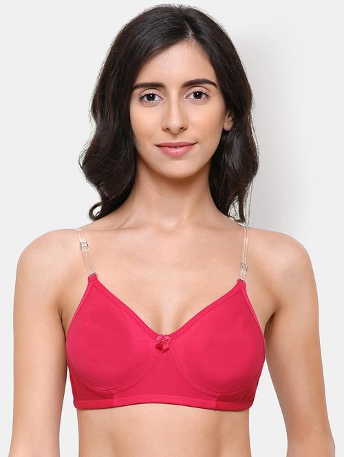 pink hosiery backless bra - 19903630 - Very Small Image - 1
