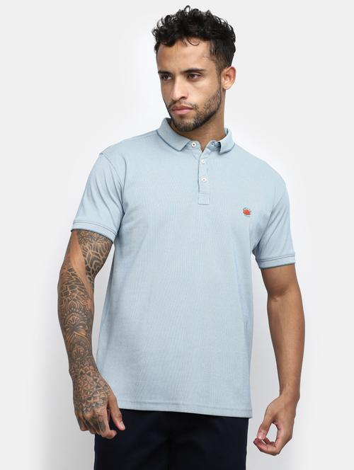 men solid cotton polo t-shirt  - 19903841 - Very Small Image - 1