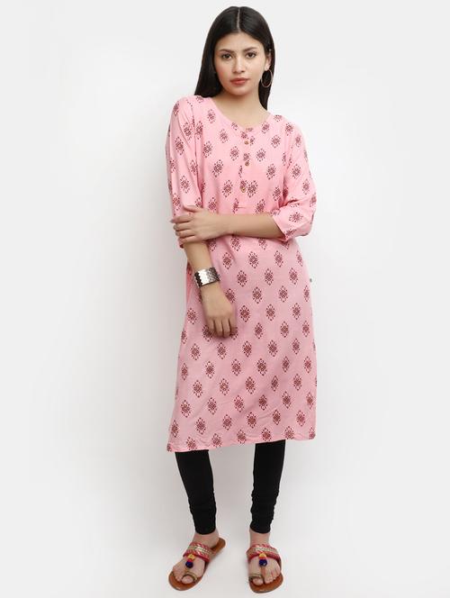 women's straight kurta - 19905021 - Very Small Image - 1
